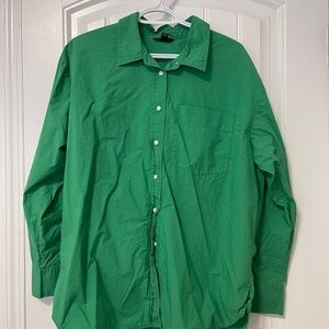 RW&CO. Vibrant Green Collared Shirt